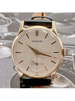 นาฬิกาเก่า BENRUS ไขลานสองเข็มครึ่ง