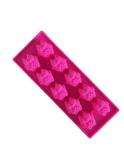 แม่พิมพ์ซิลิโคน พิมพ์สบู่ พิมพ์วุ้น พิมพ์ขนม รูปนกฮูก 10 ช่อง