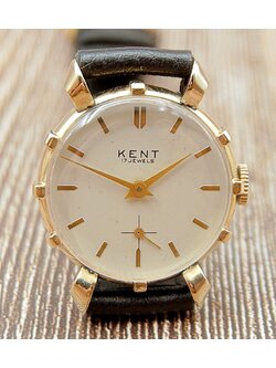 นาฬิกาเก่า KENT ไขลานสองเข็มครึ่ง