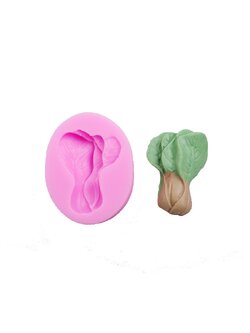 โมล(Mold) แม่พิมพ์ซิลิโคน ทำวุ้น ขนม สบู่ งานDiy รูปผักกาดเขียว