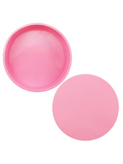 แม่พิมพ์ซิลิโคน พิมพ์สบู่ พิมพ์วุ้น พิมพ์ขนม ทรงกลม 8 นิ้ว (สูง)