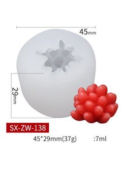 โมล(Mold) แม่พิมพ์ซิลิโคน ทำวุ้น ขนม สบู่ งานDiy รูป Succulent (เล็ก) (SX-ZW-138)