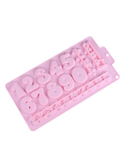 แม่พิมพ์ขนม พิมพ์ซิลิโคน พิมพ์วุ้น พิมพ์ช็อค พิมพ์สบู่ รูปตัวเลข