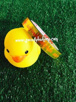 เทปแฟนซี ลาย Daily Fresh สีส้ม (50 หลา)