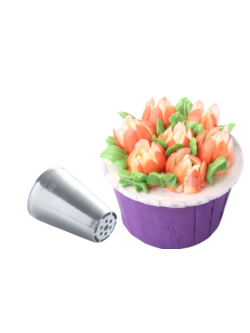 หัวบีบเกาหลี เพื่อตกแต่งเค้ก หรือ งาน diy เบอร์ 246 Star techniques and drop flower