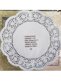 กระดาษดอลลี่ 10.5 นิ้ว (250 แผ่น/ห่อ)