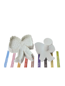 ที่พิมพ์ลายฟองดองท์ พิมพ์กดคุกกี้ รูปโบว์ (ใหญ่) 2 ชิ้น/แพ็ค