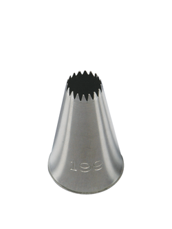 หัวบีบเกาหลี หัวบีบครีม หัวบีบเค้ก หัวบีบอาลัวจิ๋ว เบอร์ 199 (OPEN STAR TUBES)