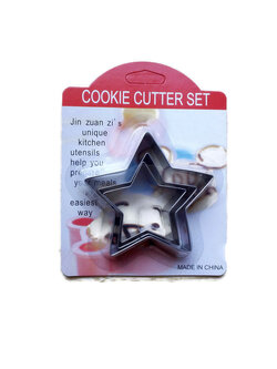 พิมพ์กดบิสกิต พิมพ์กดคุกกี้ รูปดดาว 3 ชิ้น