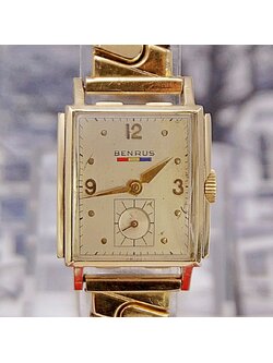 นาฬิกาเก่า BENRUS ไขลานสองเข็มครึ่ง