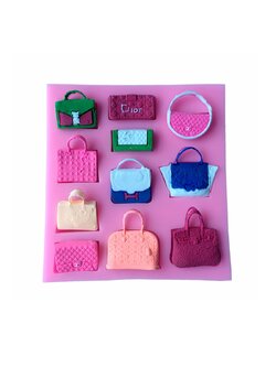 ซิลิโคนสำหรับทำฟองดองท์ กัมเพส รูปกระเป๋า