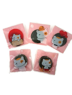 ถุงคุกกี้ เบเกอรี่ ขนม แบบมีเทปกาว 95-100 ใบ/แพ็ค (7*7+3 cm.)