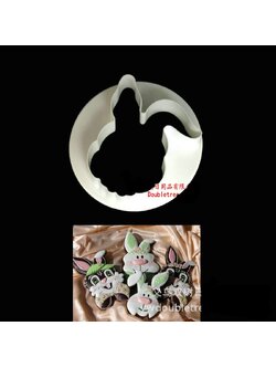 พิมพ์กดคุกกี้ พิมพ์กดฟองดองท์ รูปกระต่าย