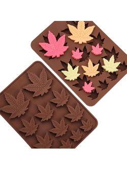 แม่พิมพ์ขนม พิมพ์ซิลิโคน พิมพ์วุ้น พิมพ์ขนมชั้น พิมพ์สบู่ รูปใบสมุนไพร