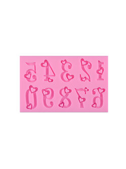 ซิลิโคนสำหรับทำฟองดองท์ กัมเพส รูป 0-9