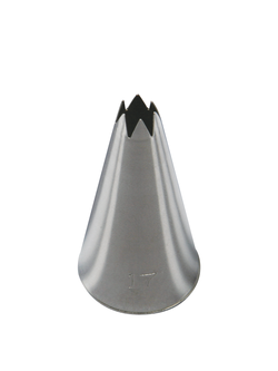 หัวบีบเกาหลี เค้ก ครีม งาน diy เบอร์ 17 (open star tubes)