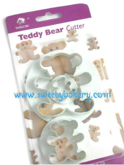 พิมพ์กดคุกกี้ พิมพ์กดฟองดองท์ รูปหมี