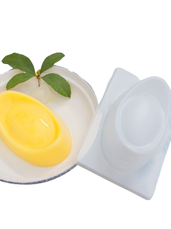 แม่พิมพ์พลาสติกขุ่น พิมพ์วุ้น พิมพ์ช็อคโกแลต รูปเหรียญตำลึง ก้อนทอง (ใหญ่)