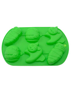 แม่พิมพ์ซิลิโคน พิมพ์สบู่ พิมพ์วุ้น พิมพ์ขนม รูปฮัลโลวีน 6 ช่อง