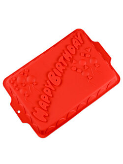 แม่พิมพ์ซิลิโคน พิมพ์สบู่ พิมพ์วุ้น พิมพ์ขนม รูป happy birthday