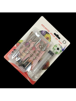 หัวเข็มทำวุ้น 3 มิติ Set D (10 ชิ้น/เซต)