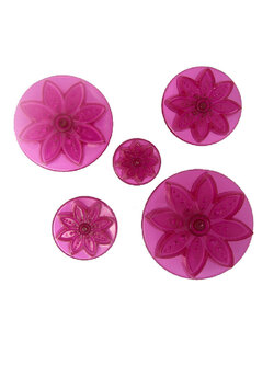 ที่พิมพ์ลายฟองดองท์ พิมพ์กดคุกกี้ รูปดอกไม้