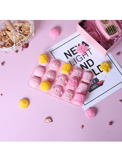 แม่พิมพ์ซิลิโคน พิมพ์สบู่ พิมพ์วุ้น พิมพ์ขนม รูปฮัลโลวีน 15 ช่อง