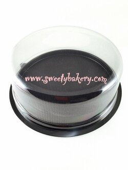 กล่องเค้ก พลาสติก 3 ปอนด์ (10 ใบ/ชุด)