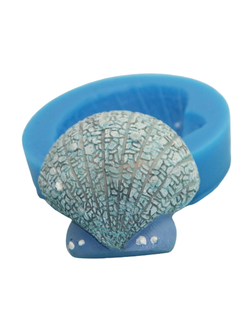 โมล(Mold) แม่พิมพ์ซิลิโคน ทำวุ้น ขนม สบู่ งานDiy รูปเปลือกหอย ไซส์เล็ก (พิมพ์สีชมพู)