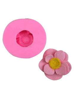 โมล(Mold) แม่พิมพ์ซิลิโคน ทำวุ้น ขนม สบู่ งานDiy รูปดอก wild roses