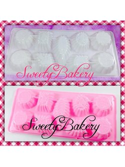 แม่พิมพ์ขนม แม่พิมพ์วุ้น แม่พิมพ์พลาสติก คละลาย (สีเลือกไม่ได้นะคะ แล้วแต่ล็อตของโรงงาน)