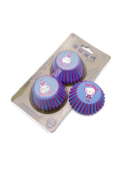 กระทงจีบคัพเค้ก ลวดลาย (ไซส์เล็ก) 3*2*5 cm.