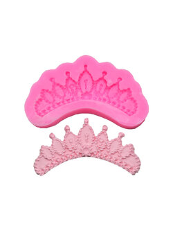 แม่พิมพ์ ซิลิโคน สำหรับทำฟองดองท์ กัมเพส รูปมงกุฏ