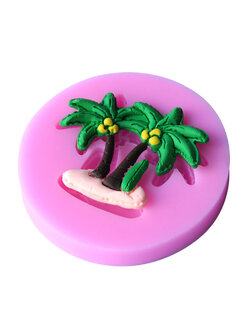 โมล(Mold) แม่พิมพ์ซิลิโคน แม่พิมพ์วุ้น แม่พิมพ์ขนม แม่พิมพ์สบู่ รูปต้นมะพร้าว