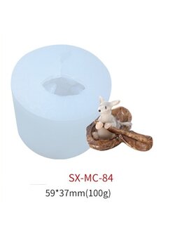 โมล(Mold) แม่พิมพ์ซิลิโคน ทำวุ้น ขนม สบู่ งานdiy รูปหนู (SX-MC-84)