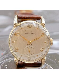 นาฬิกาเก่า WITTNAUER ไขลานสองเข็มครึ่ง