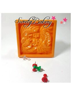 พิมพ์ขนมไหว้พระจันทร์ ถอดก้นสี่เหลี่ยม เบอร์ 10