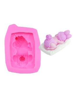 ซิลิโคนสำหรับทำฟองดองท์ กัมเพส รูปทารก