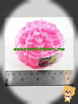 แม่พิมพ์ขนม แม่พิมพ์วุ้น แม่พิมพ์พลาสติกสองชั้น รูปดอกไม้ เบอร์ 17