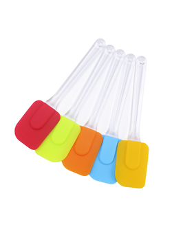 ไม้พายซิลิโคน 24*5*1.5 cm. (เลือกสีไม่ได้นะคะ คละสีให้)