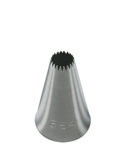 หัวบีบ ไซส์พิเศษ เบอร์ 364 (นำเข้าเกาหลี) OPEN STAR TUBES