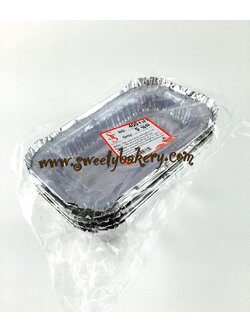 ถาดฟอยล์เหลี่ยม+ฝา NO.400 (5ชุด/ห่อ)