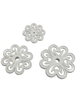 ที่พิมพ์ลายฟองดองท์ พิมพ์กดคุกกี้ รูปหัวใจ 3 ชิ้น