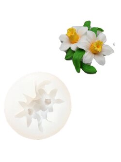 โมล(Mold) แม่พิมพ์ซิลิโคน ทำวุ้น ขนม สบู่ งานDiy รูปดอกไม้