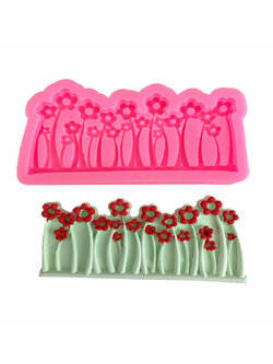 ซิลิโคนสำหรับทำฟองดองท์ กัมเพส รูปดอกไม้