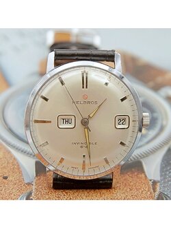 นาฬิกาเก่า HELBROS ไขลาน