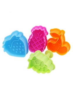 พิมพ์กดคุกกี้ เซตผลไม้ 4 ชิ้น