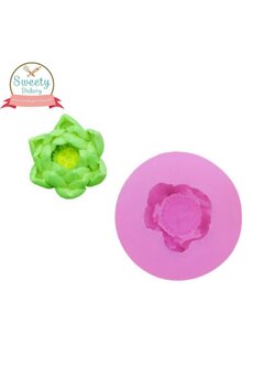 โมล(Mold) แม่พิมพ์ซิลิโคน ทำวุ้น ขนม สบู่ งานDiy รูปดอกบัว 4 ชั้น
