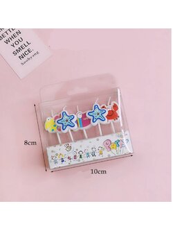 เทียนตกแต่งเค้ก เทียนวันเกิด รูปสัตว์ทะเล