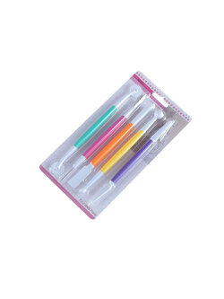 อุปกรณ์ตกแต่งฟองดองท์ (Gum Paste Tool Set) 5 ชิ้น/แพ็ค